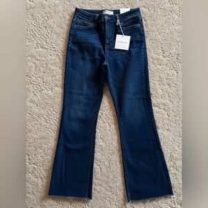 Lovevet Women’s Dark Blue Bootcut High Rise Jeans